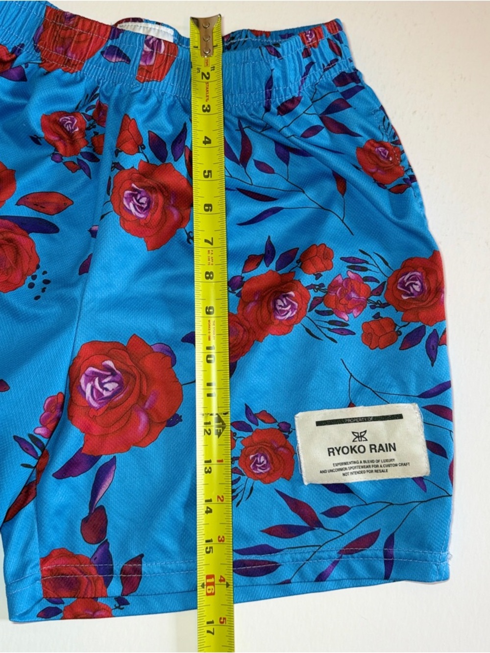 Ryoko Rain Mesh Shorts M Blue Size XL - Picture 4 of 7
